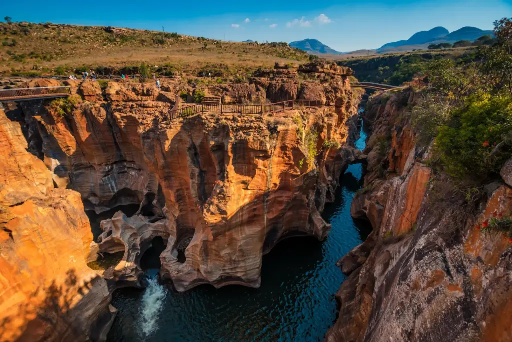 Bourke’s Luck Potholes and its rock formations on South Africa's Panorama Route.