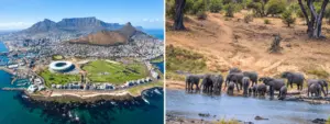 Combinar Ciudad del Cabo y Kruger en itinerarios de 8 y 10 días