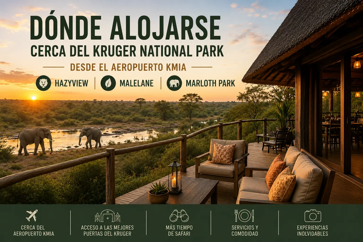 Where to Stay Near Kruger National Park from KMIA Airport