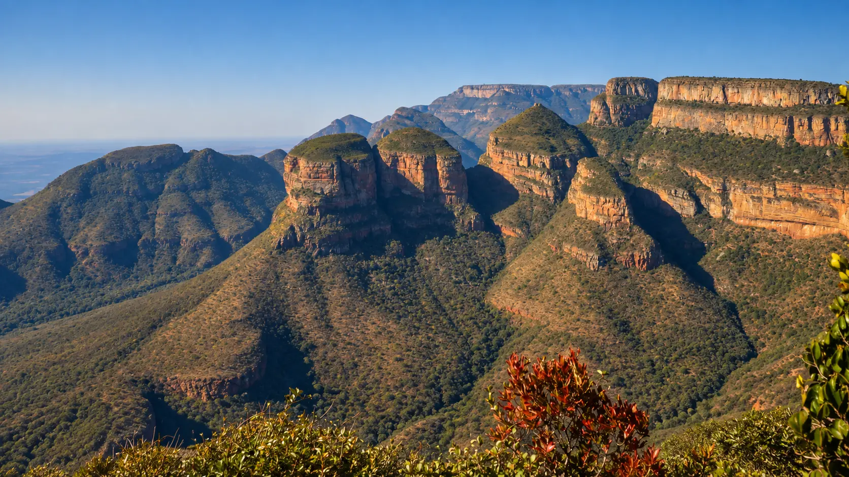 Three Rondavels and Blyde River Canyon on South Africa's Panorama Route